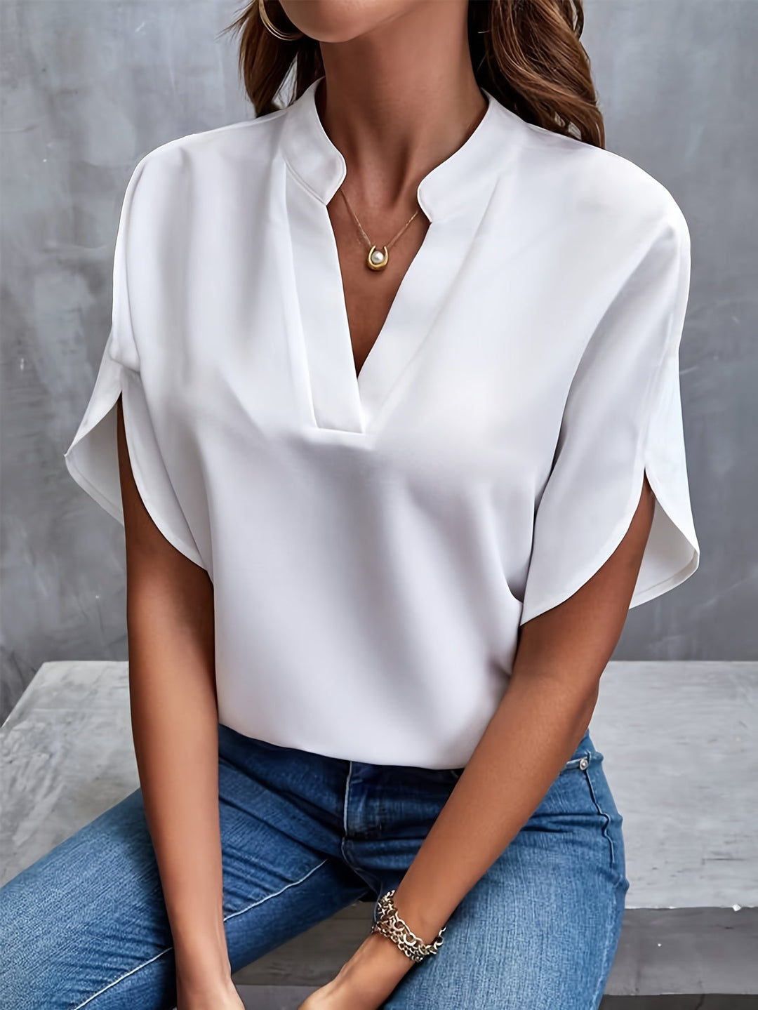 Vivi™ | Elegant Let Bluse til Kvinder